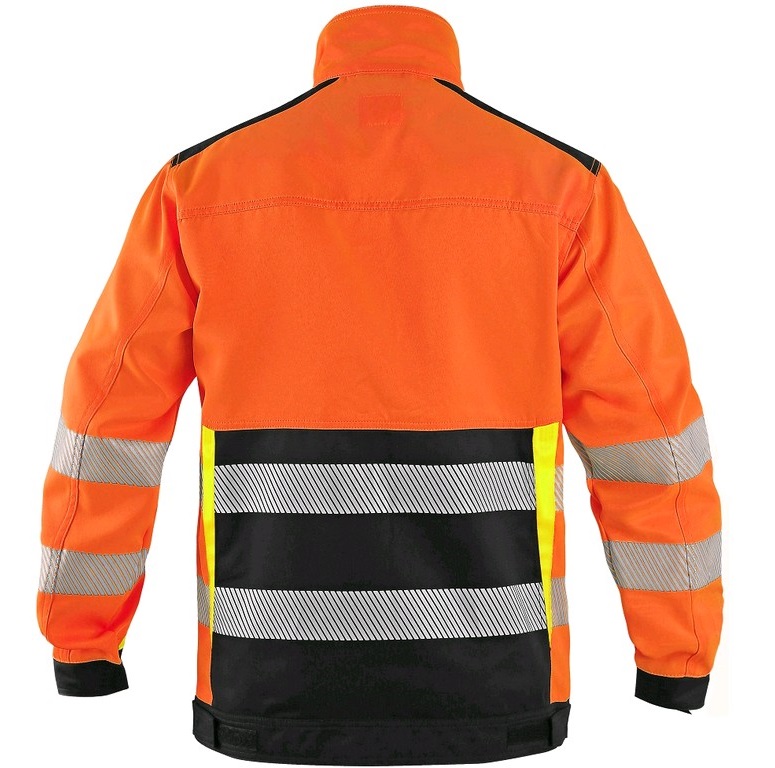 CXS BENSON výstražná bunda oranžovo-čierna