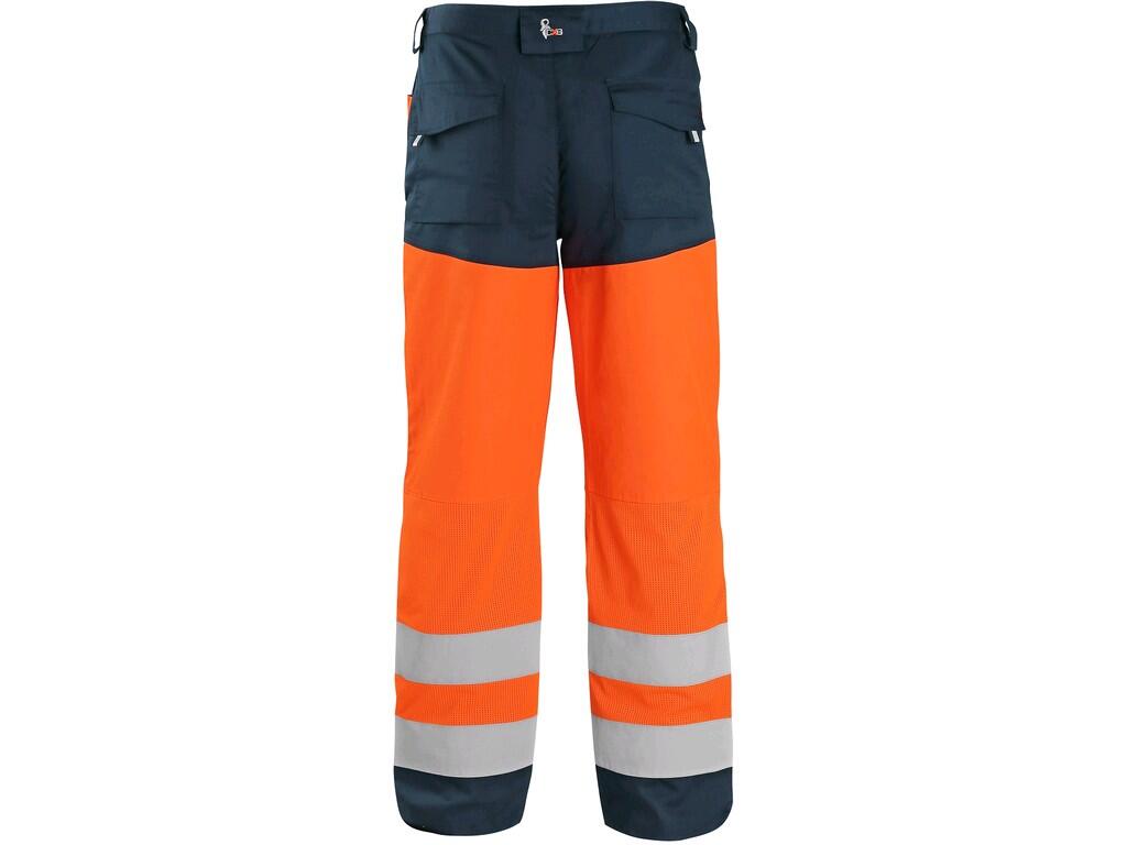 CXS HALIFAX letné výstražné nohavice do pásu oranžové