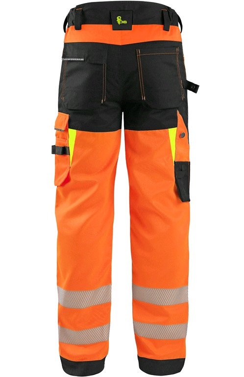 CXS BENSON výstražné nohavice oranžovo-čierne