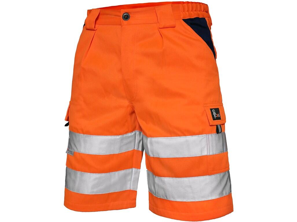 Výstražné krátke nohavice NORWICH oranžovo-modré