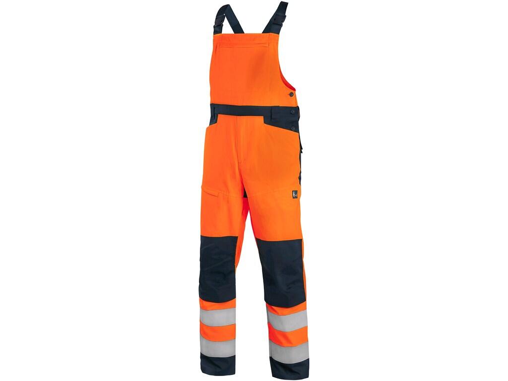CXS HALIFAX letné výstražné nohavice na traky oranžové