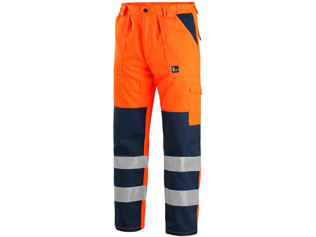 Výstražné nohavice do pásu NORWICH oranžovo-modre