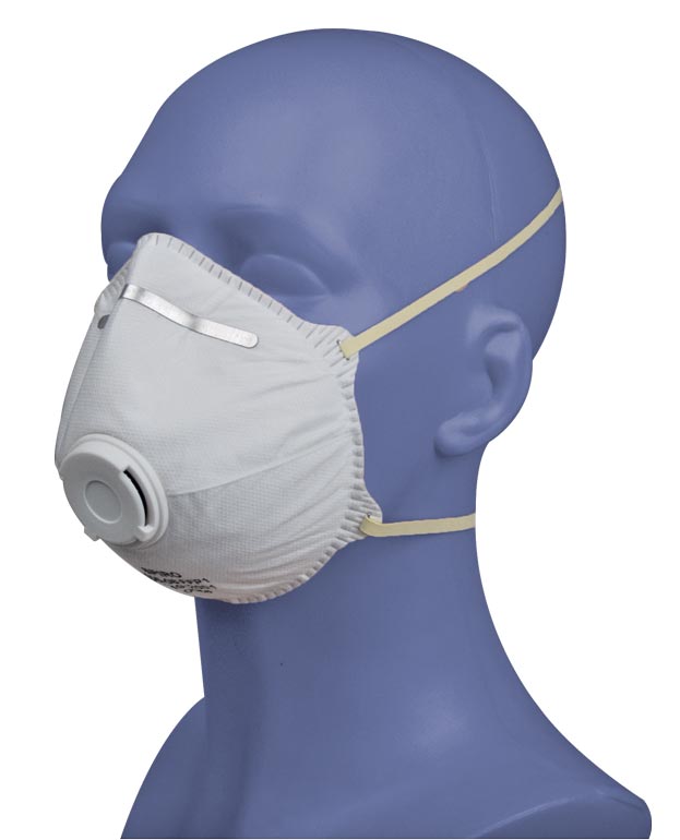 Tvarovaný respirátor Spiro P1 s ventilom